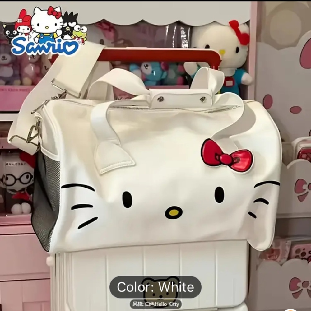 Hello Kitty gym/overnight bag